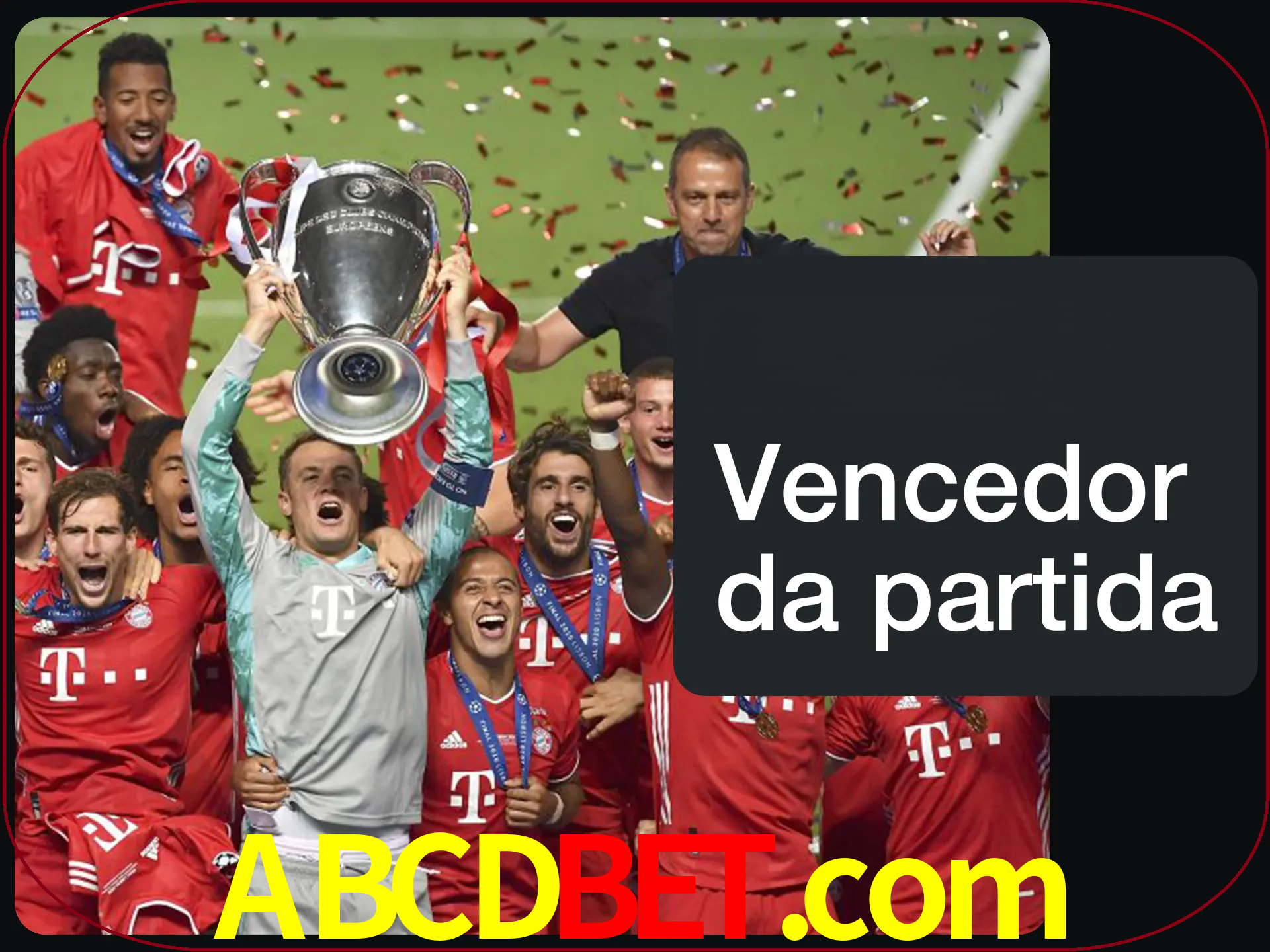 Aposte no vencedor e ganhe uma grande quantia de dinheiro.