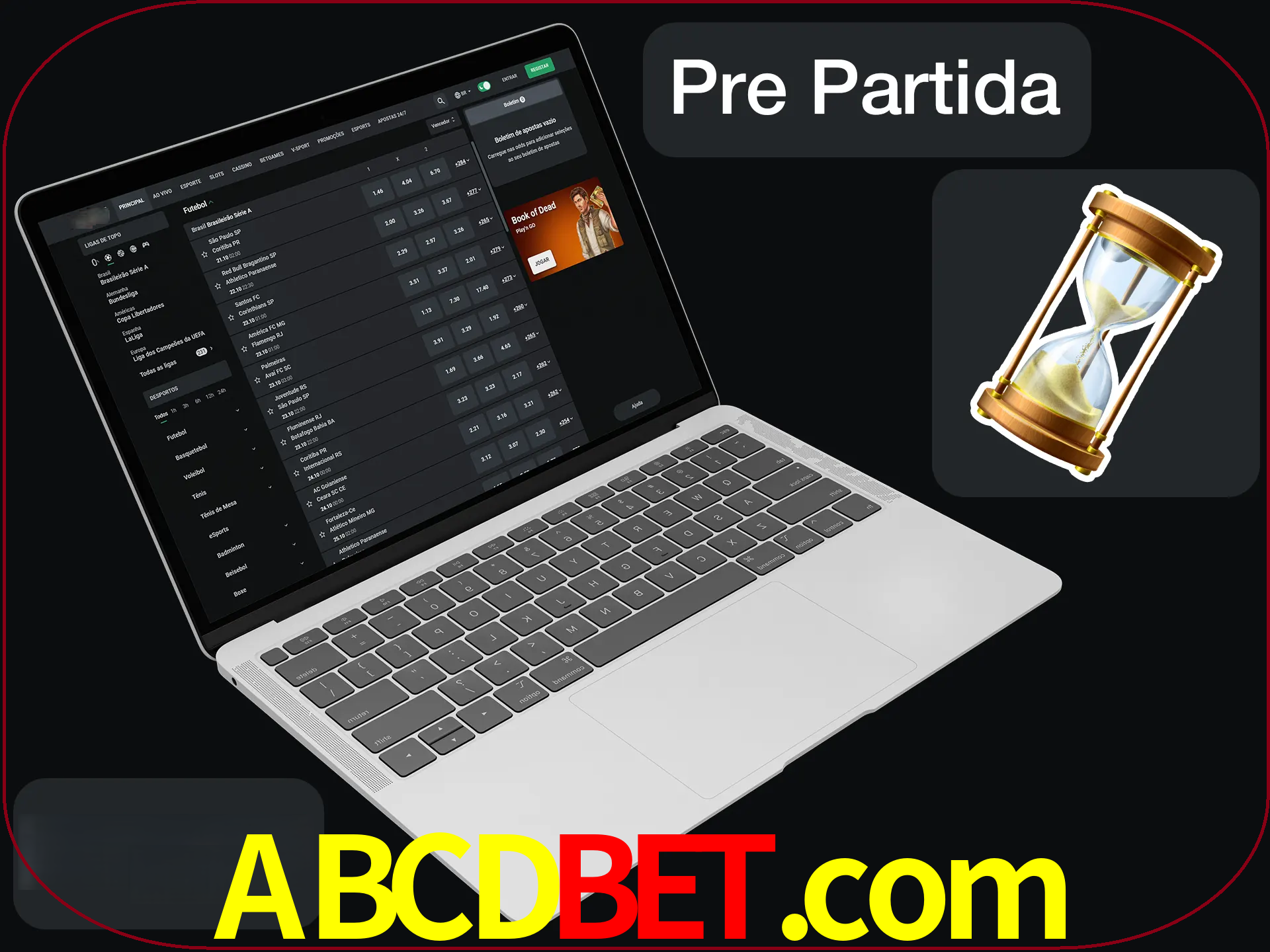 Fazer apostas em partidas futuras.