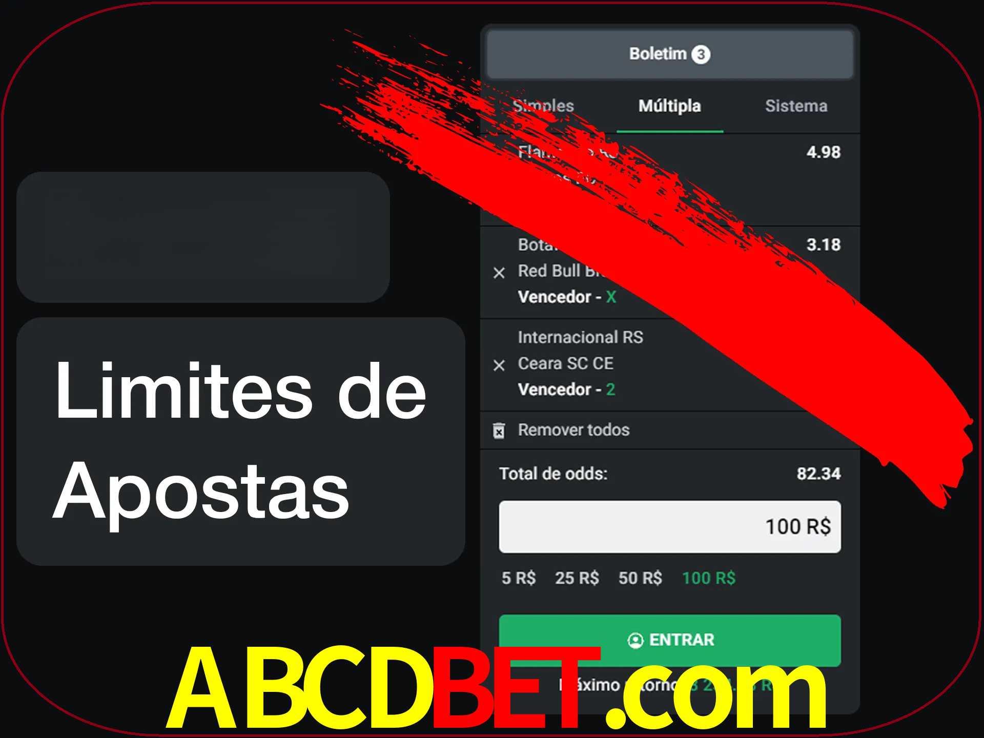 Não faça apostas loucas.